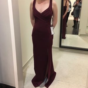 Plum Prom Dress